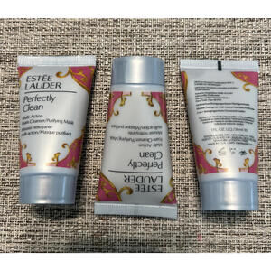 3 Estee Lauder Perfectly Clean Multi-Action Foam Cleanser/Purifying Mask 30ml C1